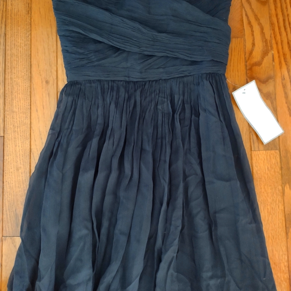 NWT J. crew Arabelle silk chiffon dress
